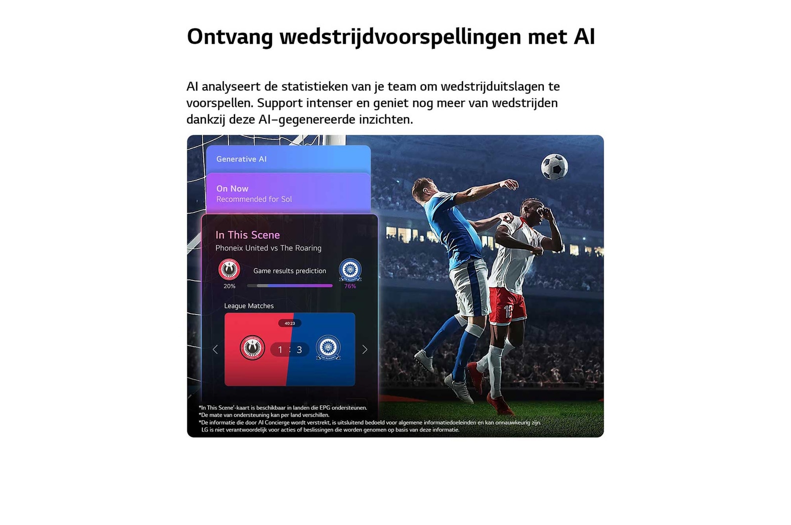 Een LG QNED evo AI QNED90 Mini LED met een slank ontwerp is aan de muur bevestigd in een lichte, open woonruimte. Het strakke profiel past naadloos in het interieur terwijl een opvallend, kleurrijk abstract kunstwerk wordt weergegeven.